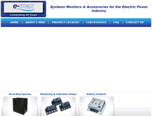 Tablet Screenshot of e-maxinstruments.com